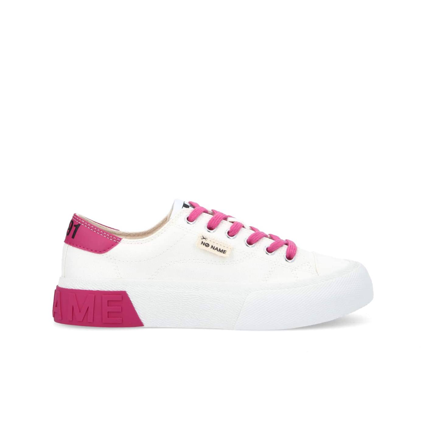 SNEAKER RESET W - TELA REC/FOX - BIANCO/FUXIA